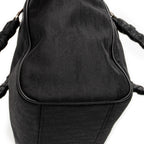 Shoulder Bag Small Lovely Trotter Tote Black Diorissimo Nylon Canvas