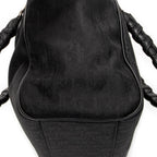 Shoulder Bag Small Lovely Trotter Tote Black Diorissimo Nylon Canvas