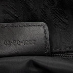 Shoulder Bag Small Lovely Trotter Tote Black Diorissimo Nylon Canvas