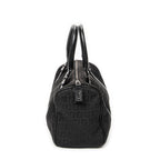 Handbag Forever Bauletto Boston Bag Black Zucchino Canvas