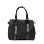 Handbag Forever Bauletto Boston Bag Black Zucchino Canvas