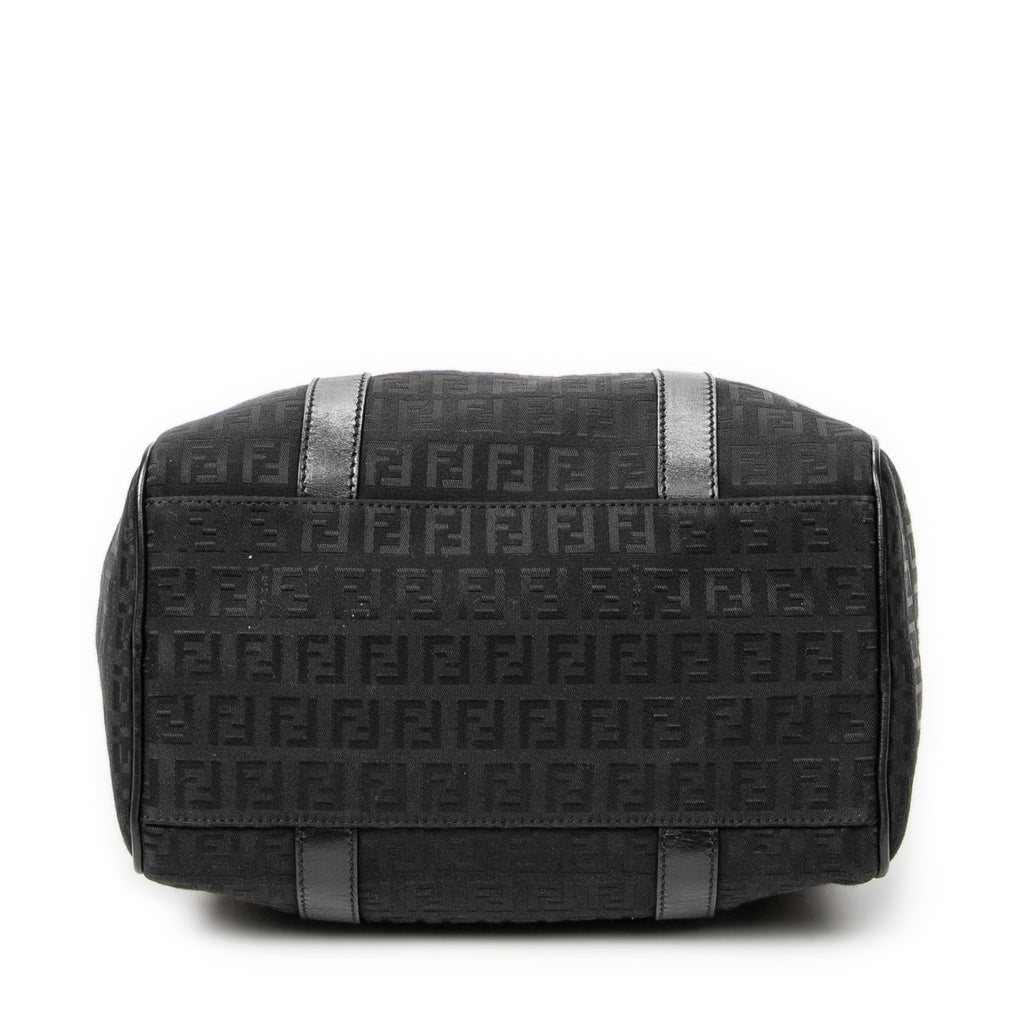 Handbag Forever Bauletto Boston Bag Black Zucchino Canvas