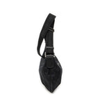 Shoulder Bag Halfmoon Messenger Black Monogrammed Canvas