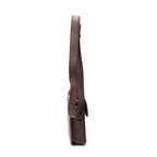Shoulder Bag Mini Flap Crossbody Dark Brown Guccissima Leather