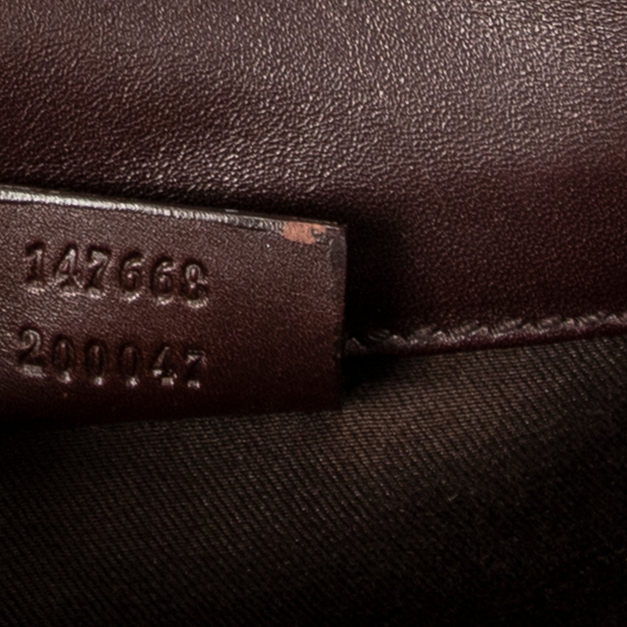 Shoulder Bag Mini Flap Crossbody Dark Brown Guccissima Leather
