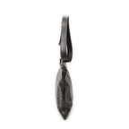 Bandolera grande cuadrada con cremallera Messenger de piel Guccissima marrón oscuro
