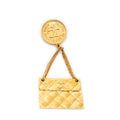 Brooch Bag Motif Brooch Pin Gold Gold Plated