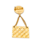 Brooch Bag Motif Brooch Pin Gold Gold Plated