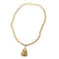 Necklace CC Rope Triangle Pendant Necklace Gold Gold Plated