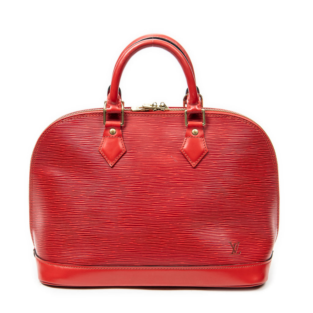 Handbag Alma PM Red Epi