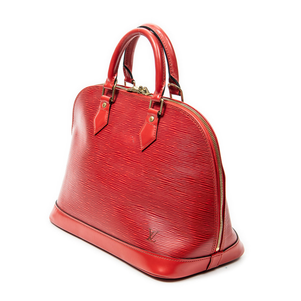 Handbag Alma PM Red Epi