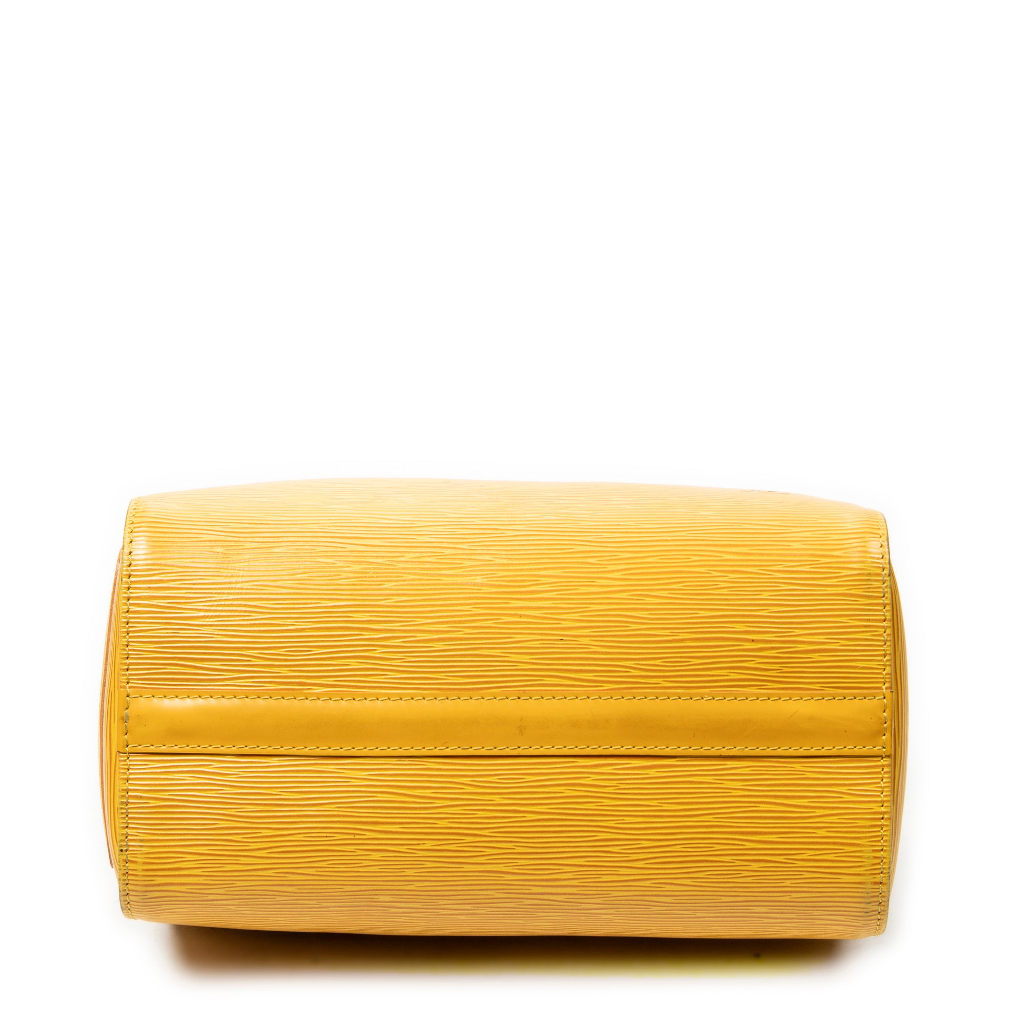 Handbag Speedy 25 Yellow Epi