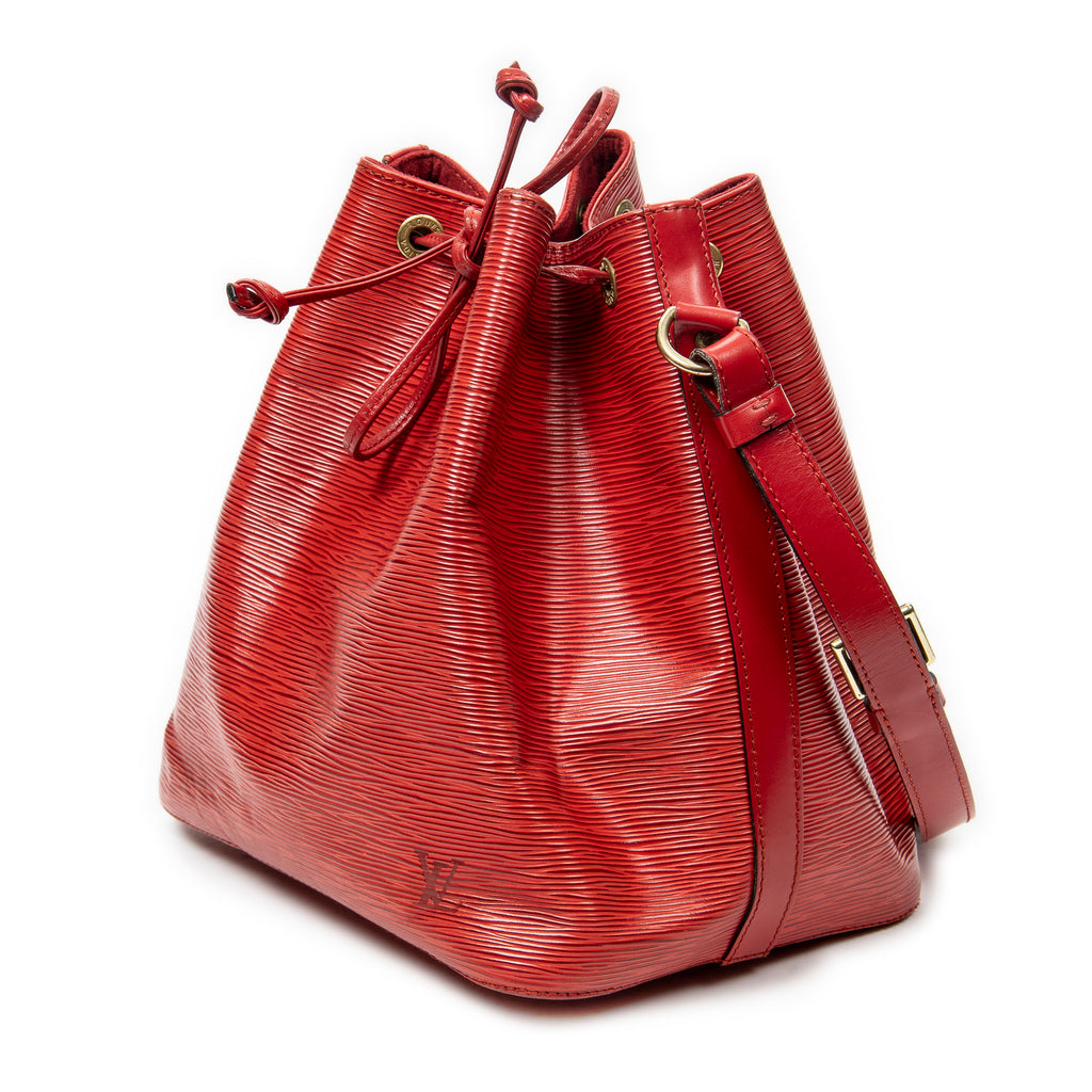 Shoulder Bag Noe PM Red Epi