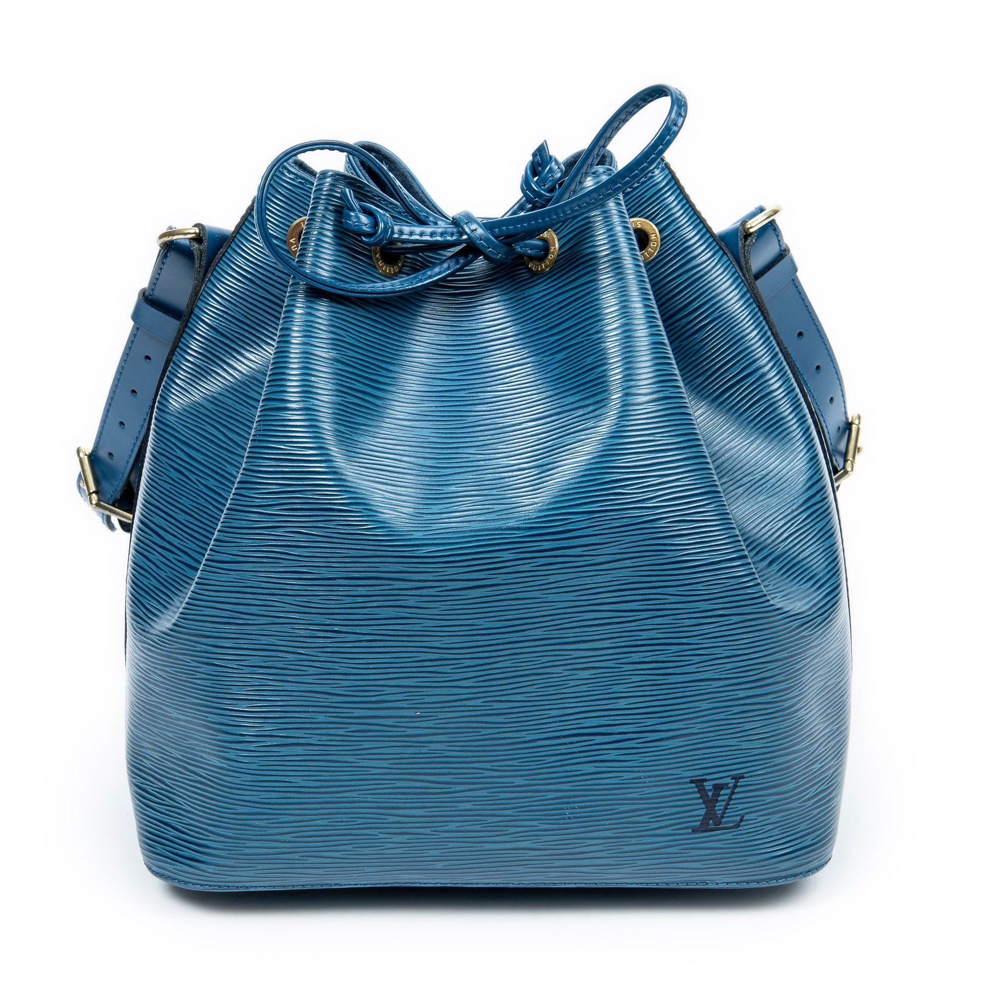 Shoulder Bag Noe PM Blue Epi