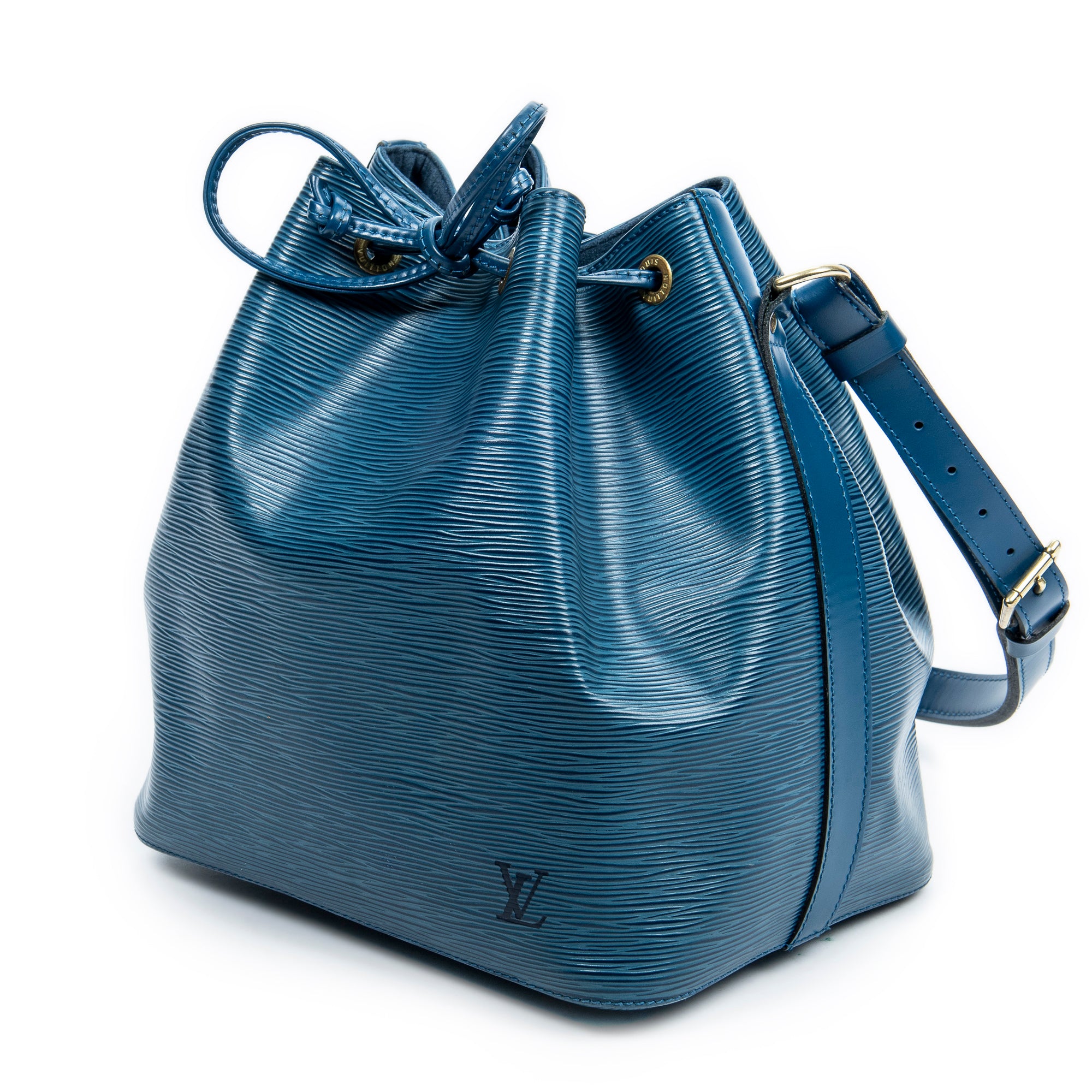 Shoulder Bag Noe PM Blue Epi