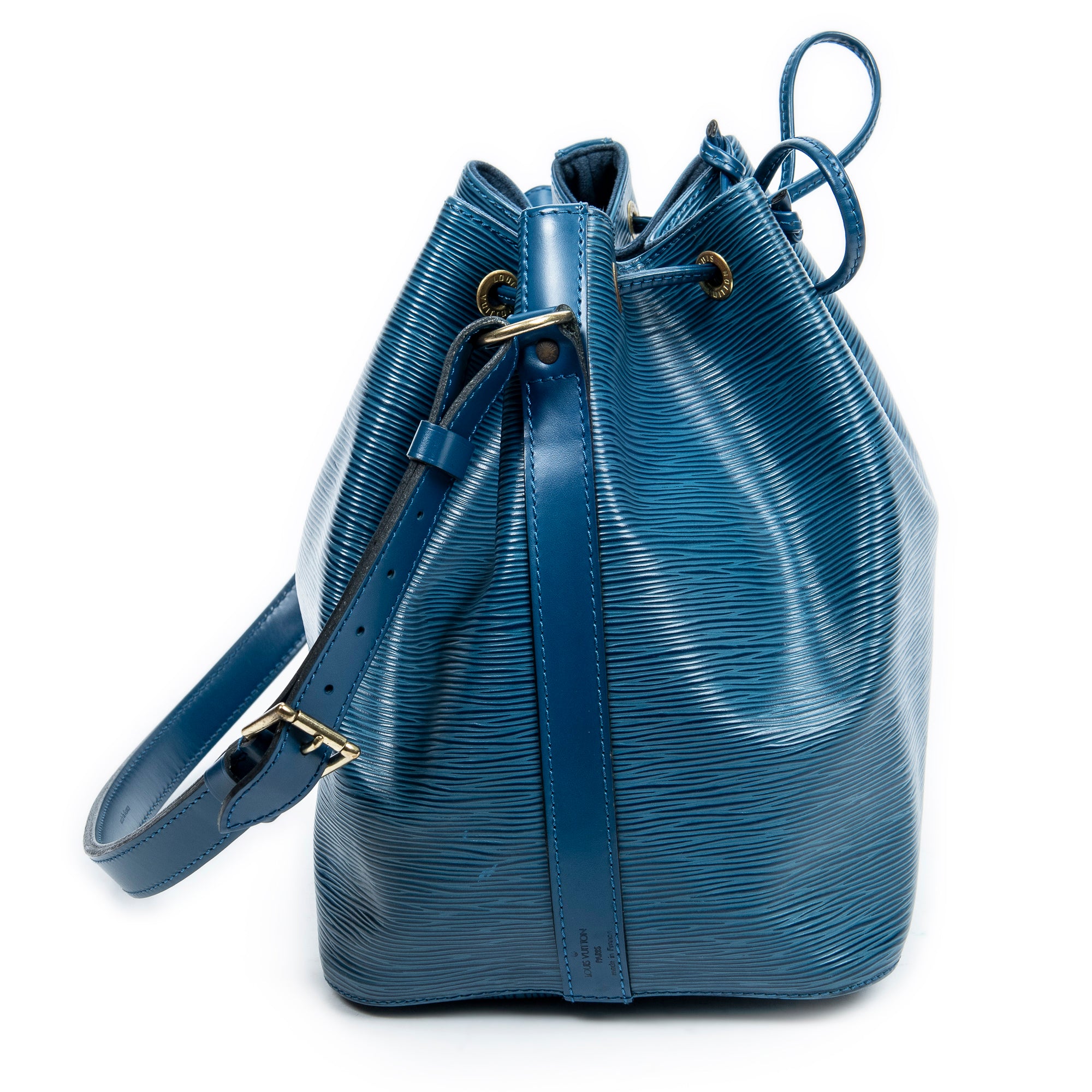 Shoulder Bag Noe PM Blue Epi