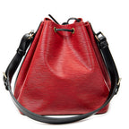 Shoulder Bag Noe Bicolor PM Red Epi