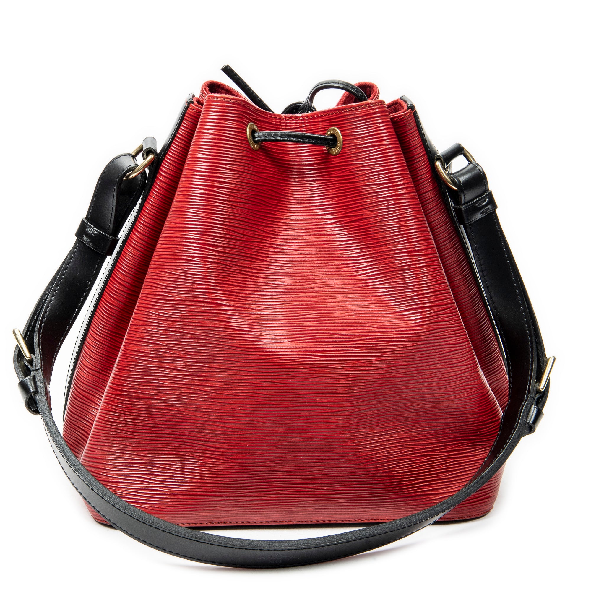 Shoulder Bag Noe Bicolor PM Red Epi