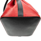 Shoulder Bag Noe Bicolor PM Red Epi