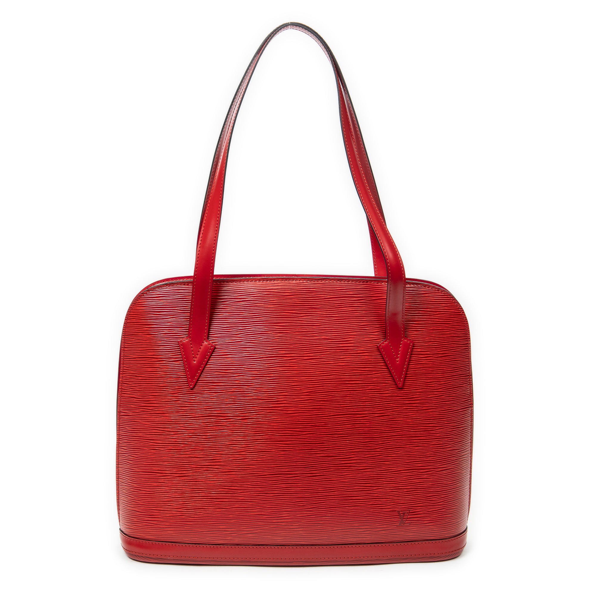 Shoulder Bag Lussac Red Epi