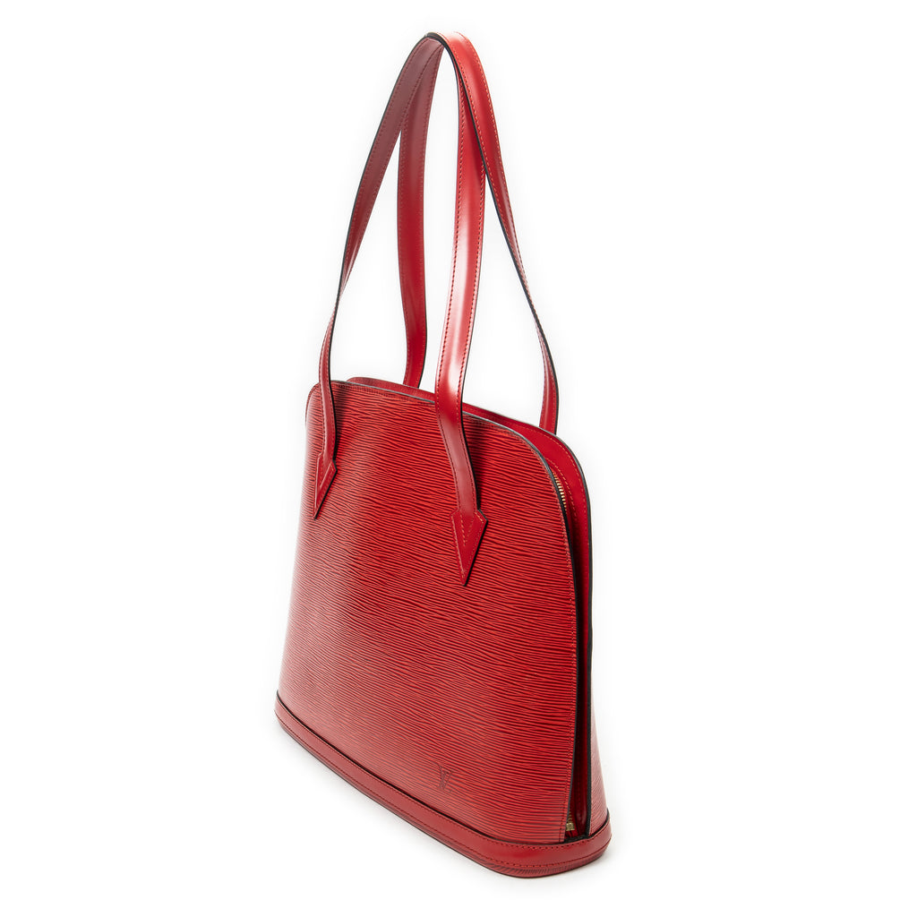 Shoulder Bag Lussac Red Epi