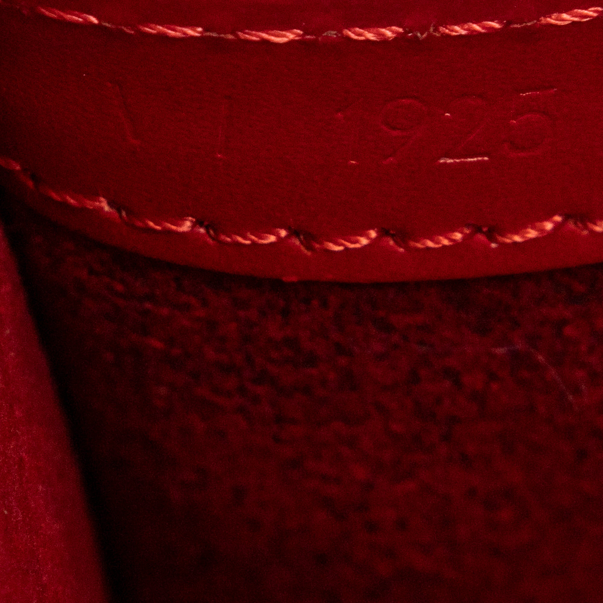Shoulder Bag Lussac Red Epi