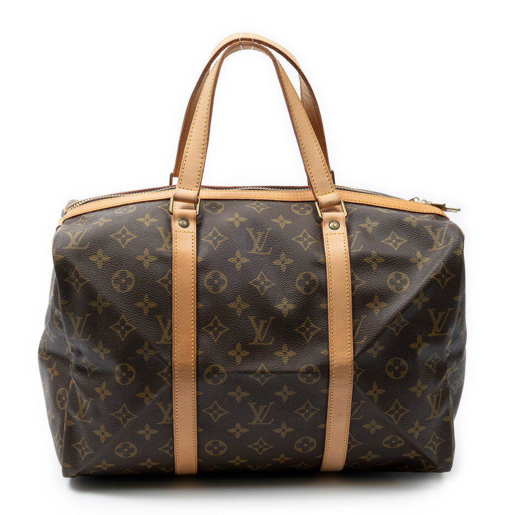 Travel Bag Sac Souple 35 Brown Monogram Canvas