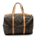 Travel Bag Sac Souple 35 Brown Monogram Canvas