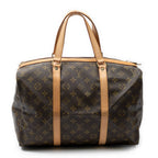 Travel Bag Sac Souple 35 Brown Monogram Canvas