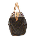 Travel Bag Sac Souple 35 Brown Monogram Canvas