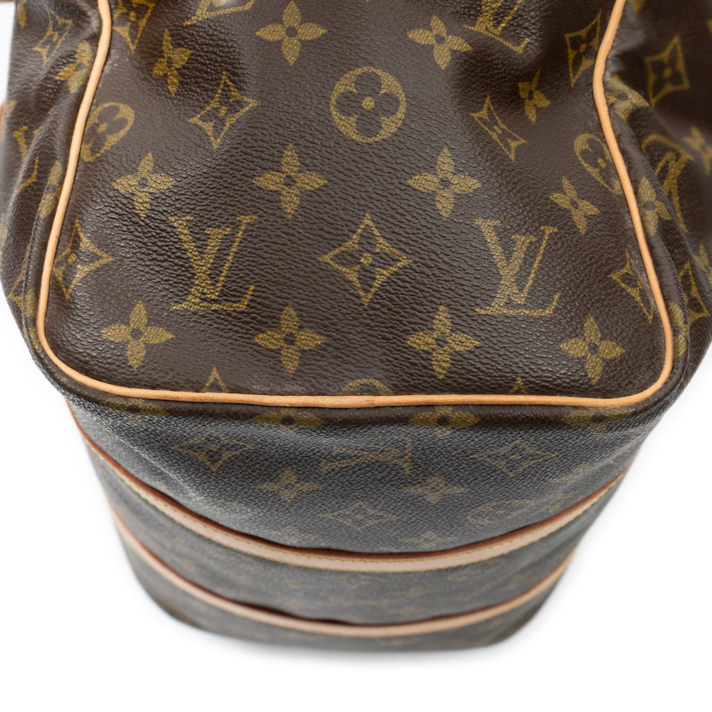Travel Bag Sac Souple 35 Brown Monogram Canvas