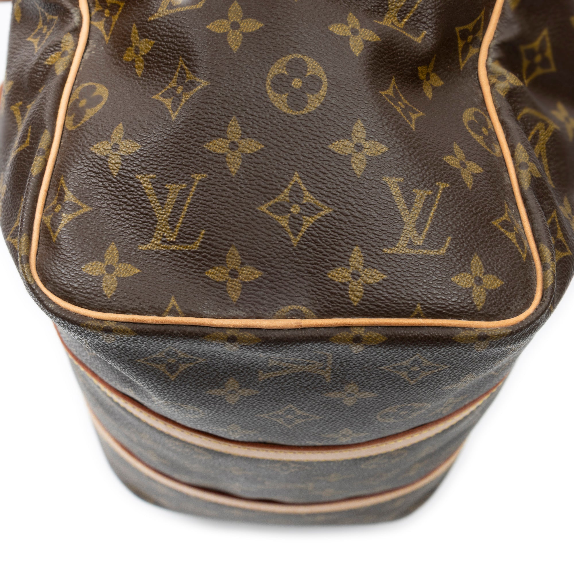Travel Bag Sac Souple 35 Brown Monogram Canvas