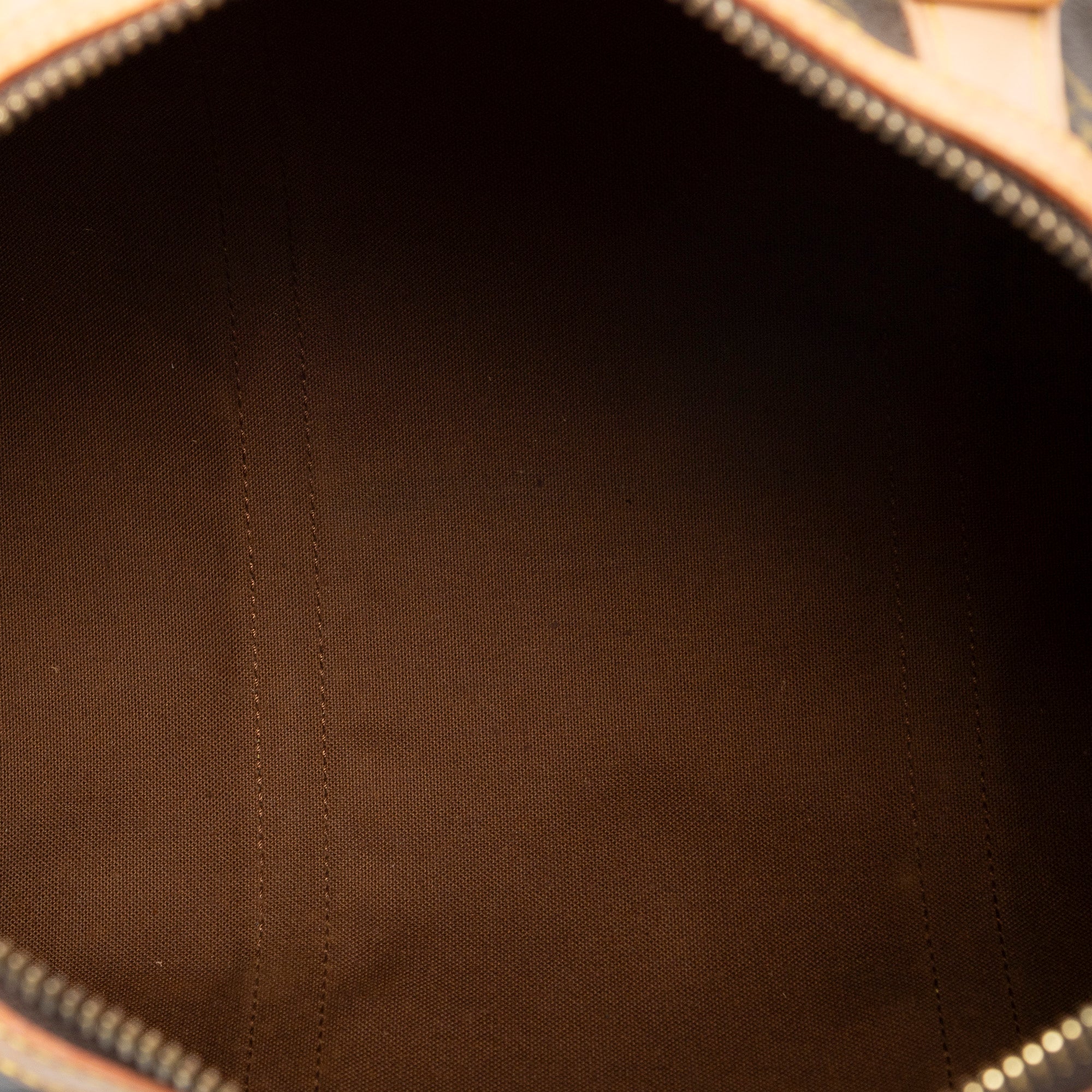 Travel Bag Sac Souple 35 Brown Monogram Canvas