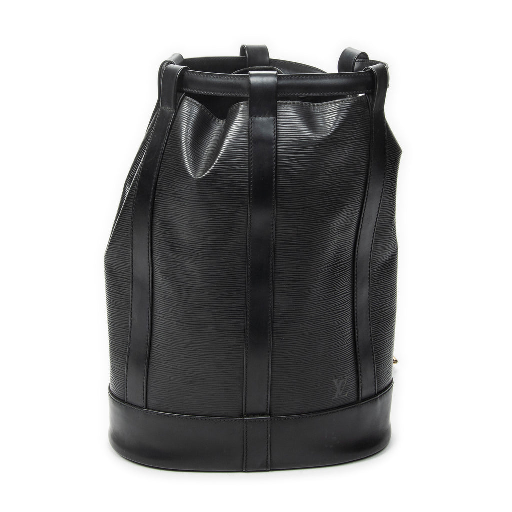 Shoulder Bag Randonnee PM Black Epi