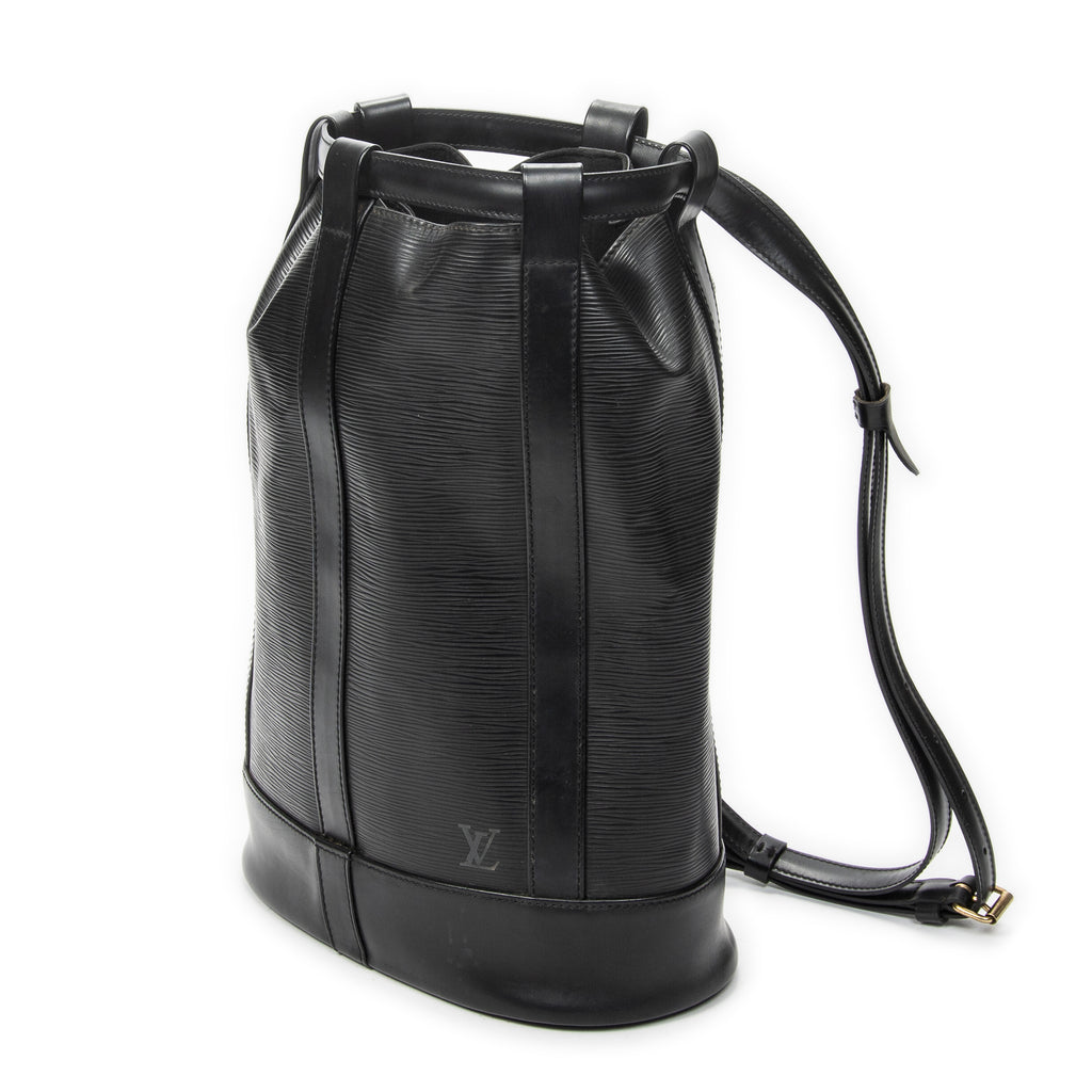 Shoulder Bag Randonnee PM Black Epi