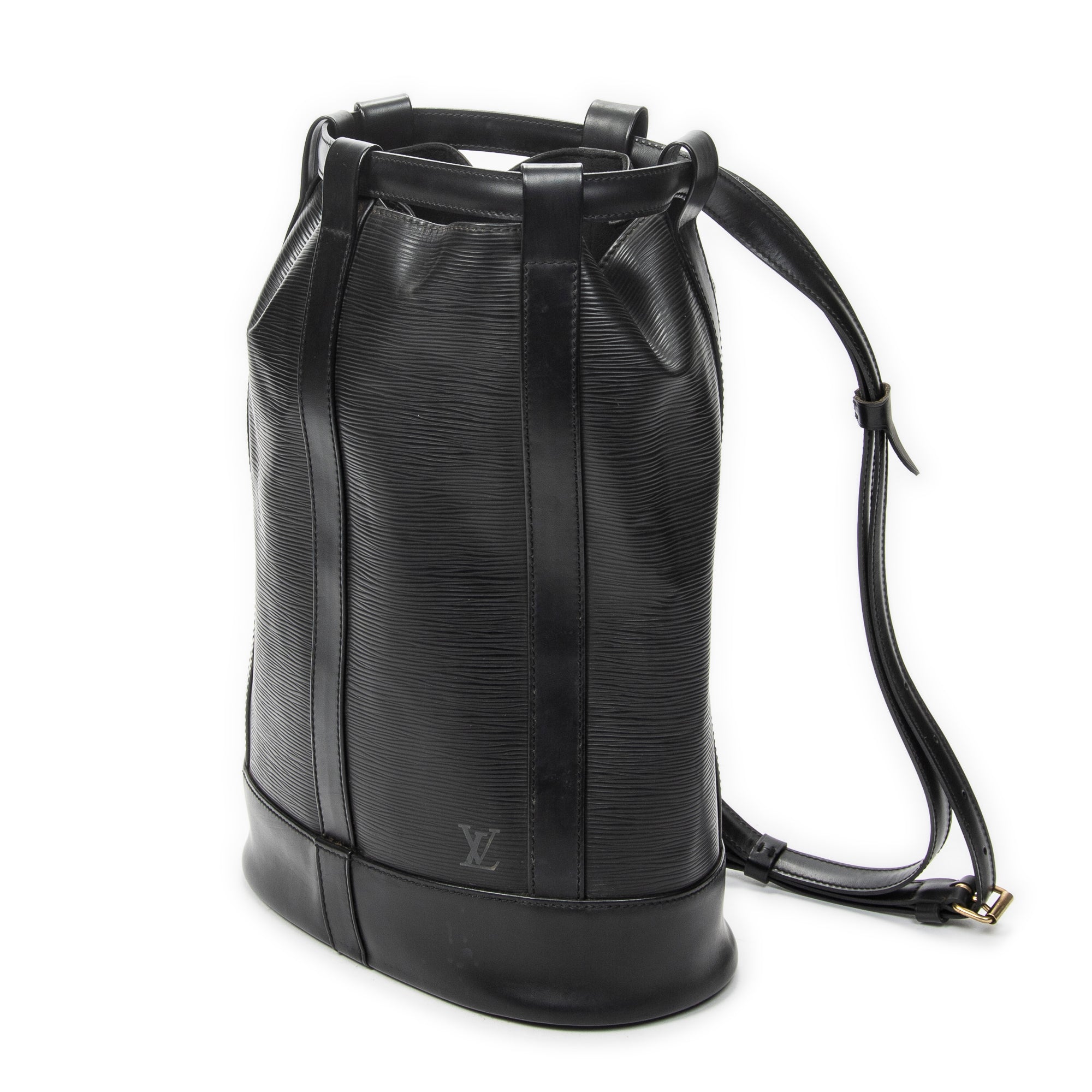 Shoulder Bag Randonnee PM Black Epi