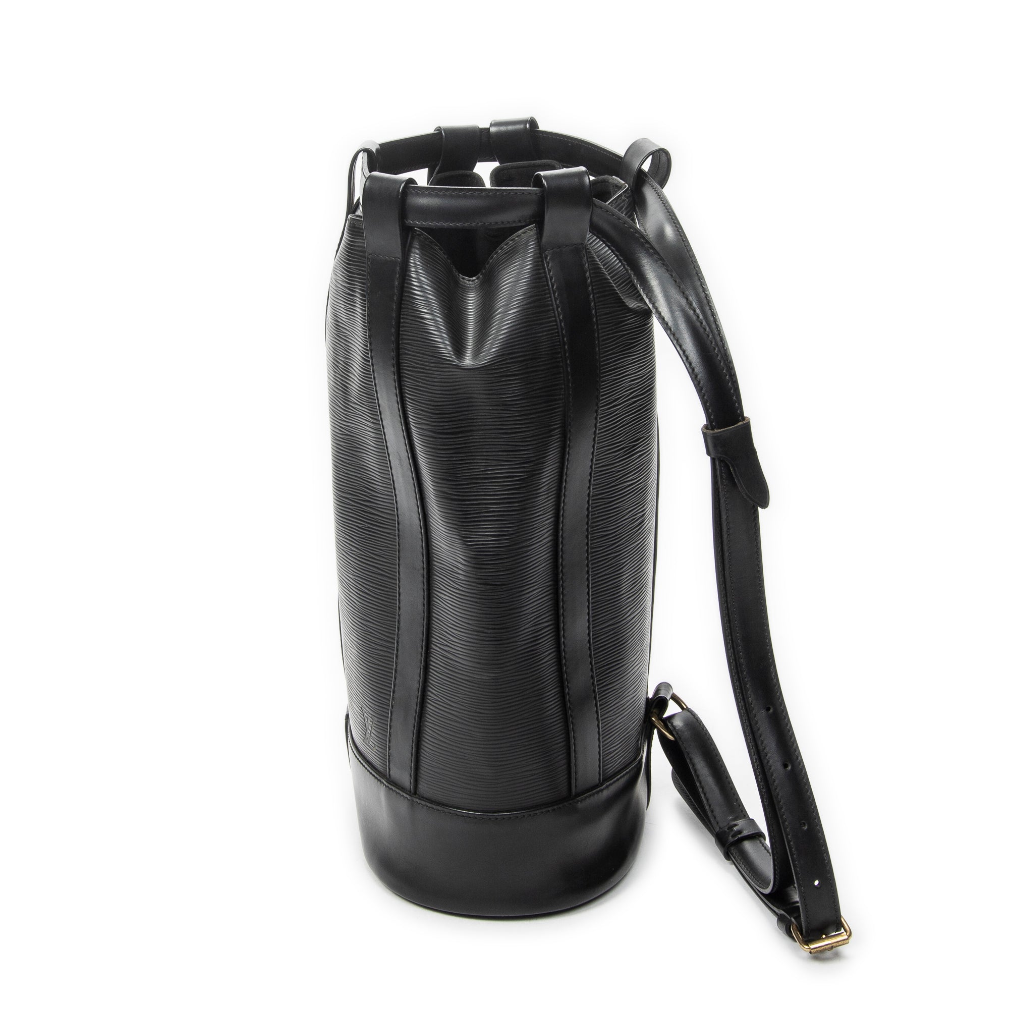 Shoulder Bag Randonnee PM Black Epi