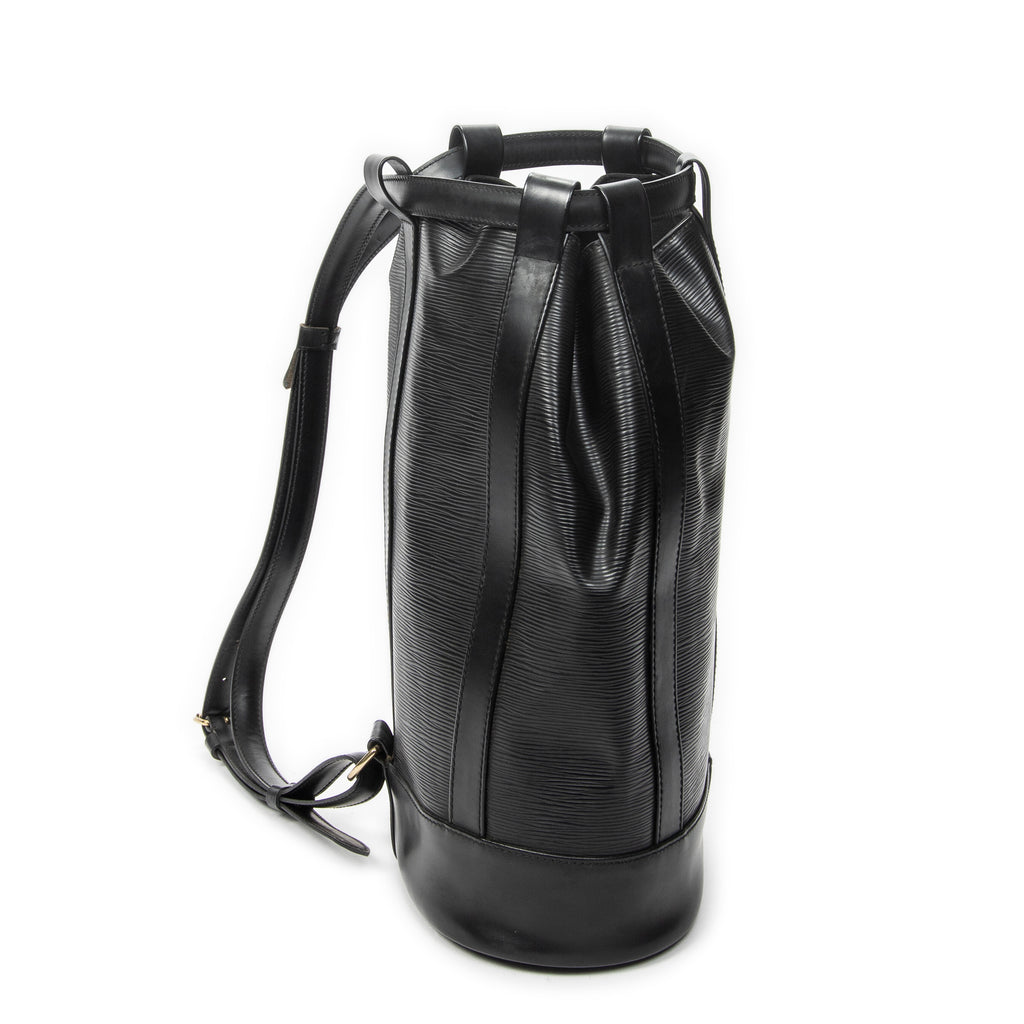 Shoulder Bag Randonnee PM Black Epi