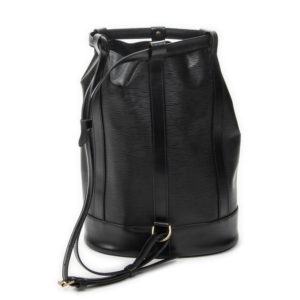 Shoulder Bag Randonnee PM Black Epi