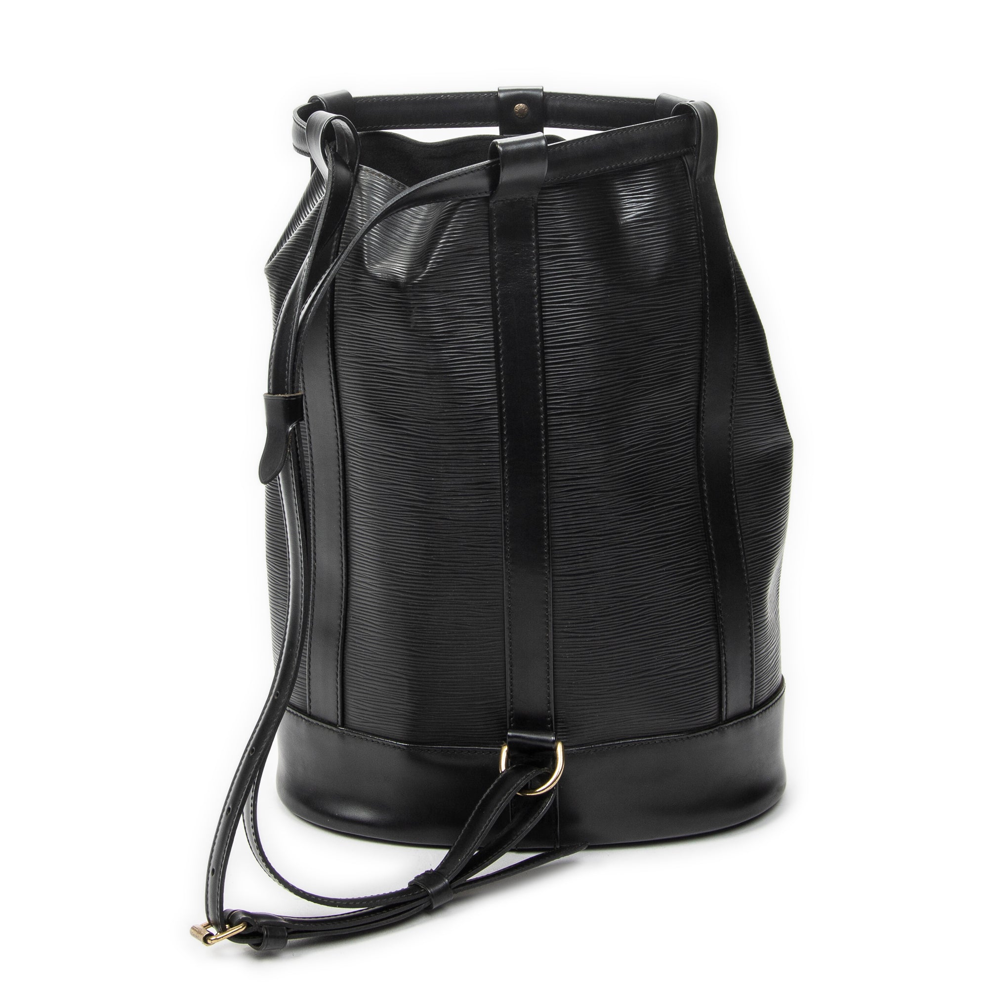 Shoulder Bag Randonnee PM Black Epi