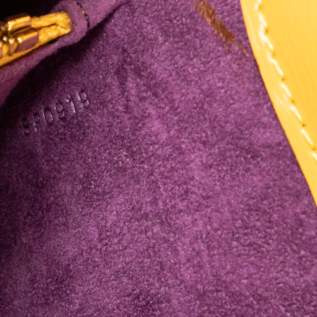 Shoulder Bag Buci Yellow Epi