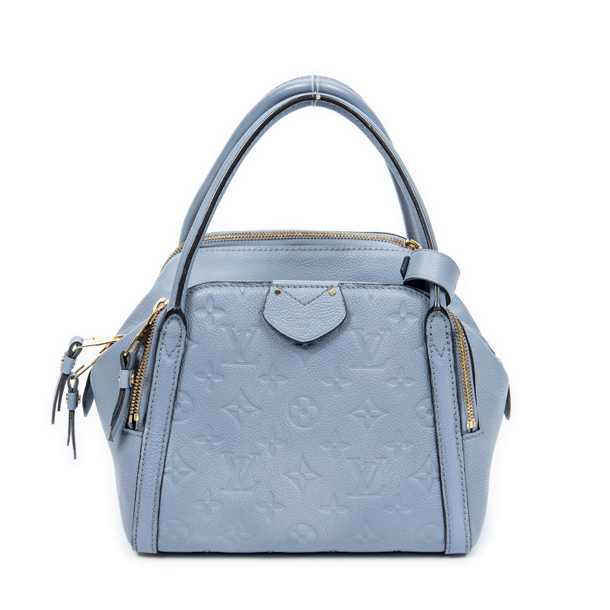 Handbag Marais BB Light Blue Monogram Empreinte