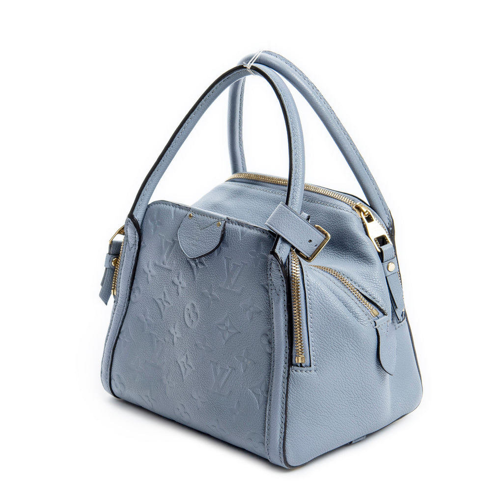 Handbag Marais BB Light Blue Monogram Empreinte