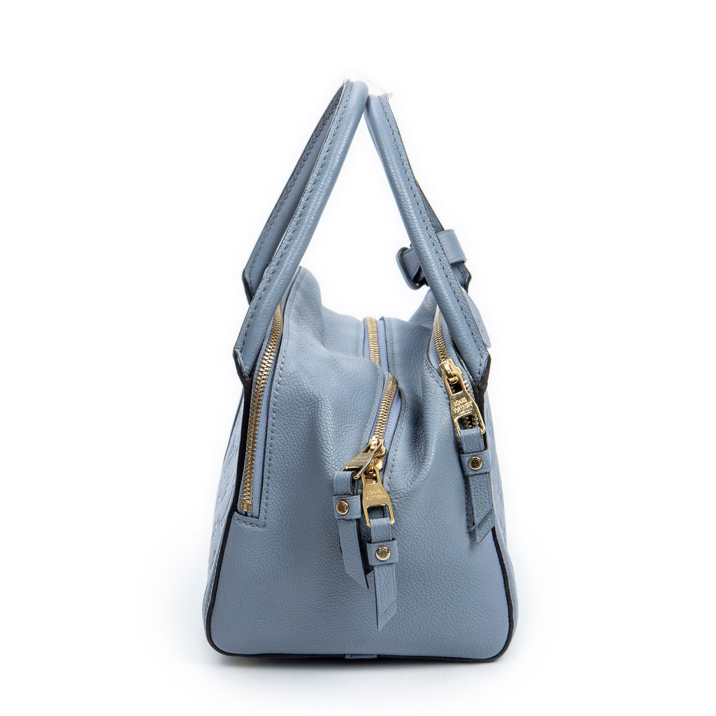 Handbag Marais BB Light Blue Monogram Empreinte