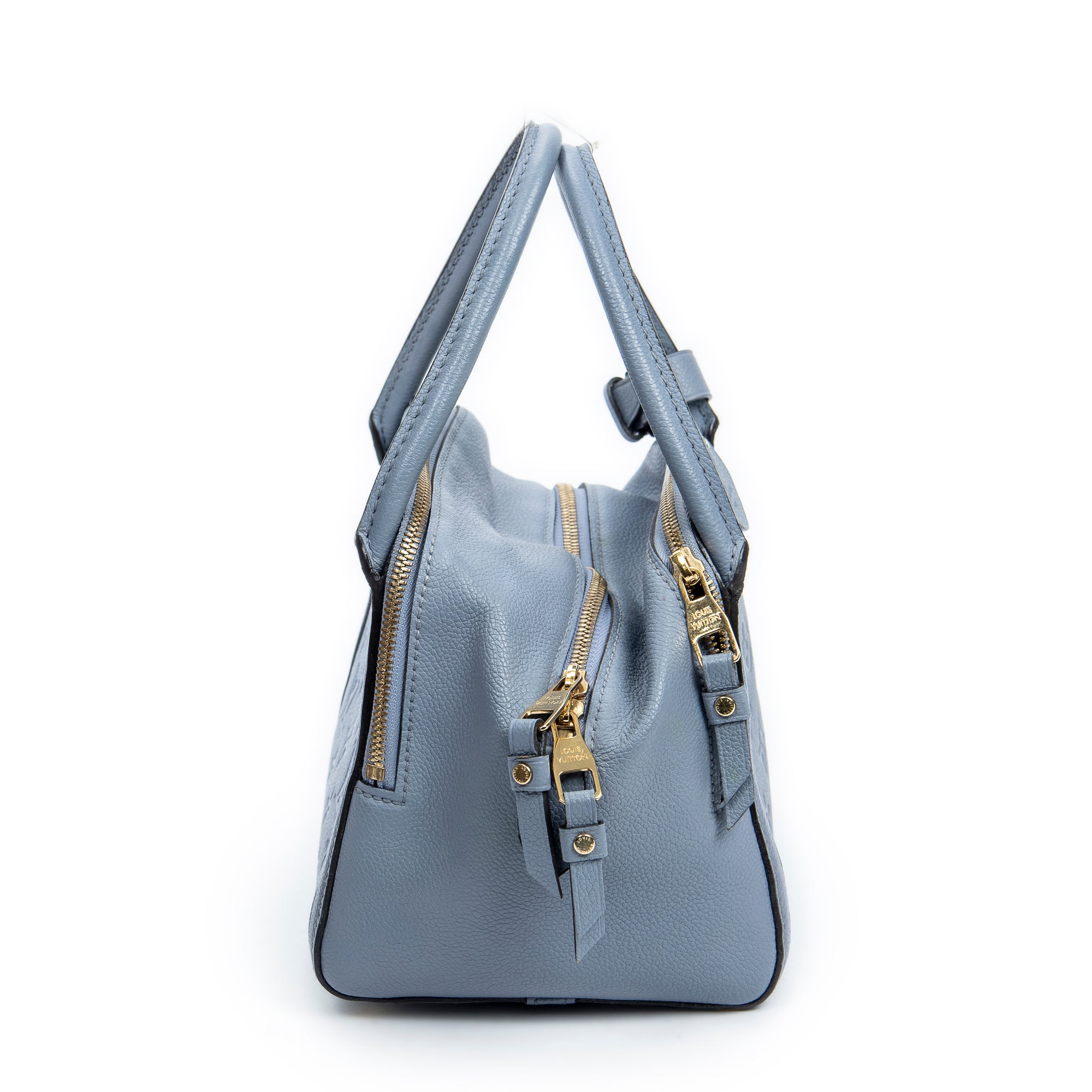 Handbag Marais BB Light Blue Monogram Empreinte