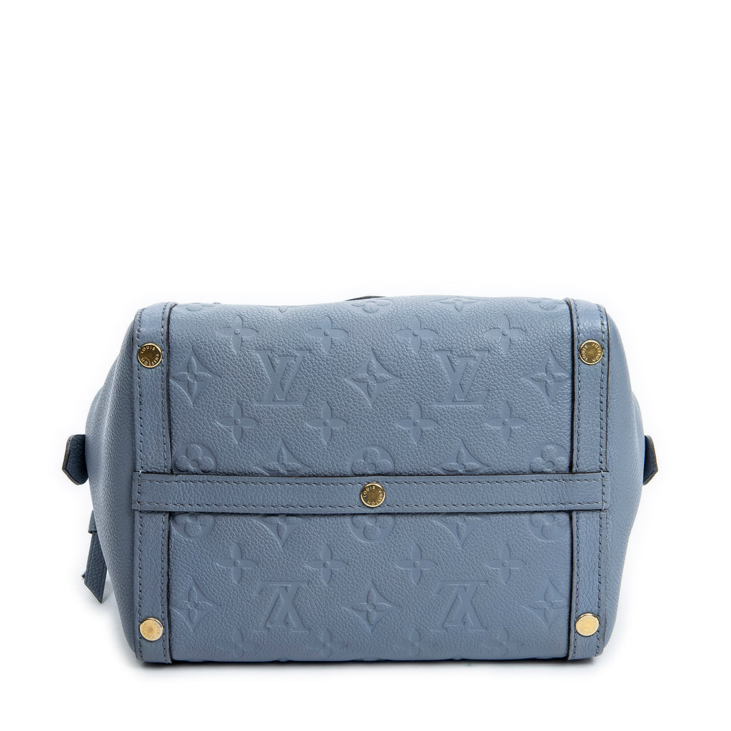 Handbag Marais BB Light Blue Monogram Empreinte
