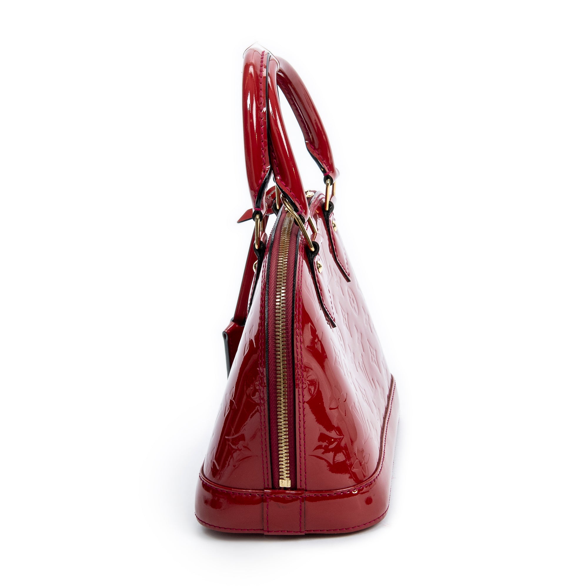 Handbag Alma BB Cerise Monogram Vernis
