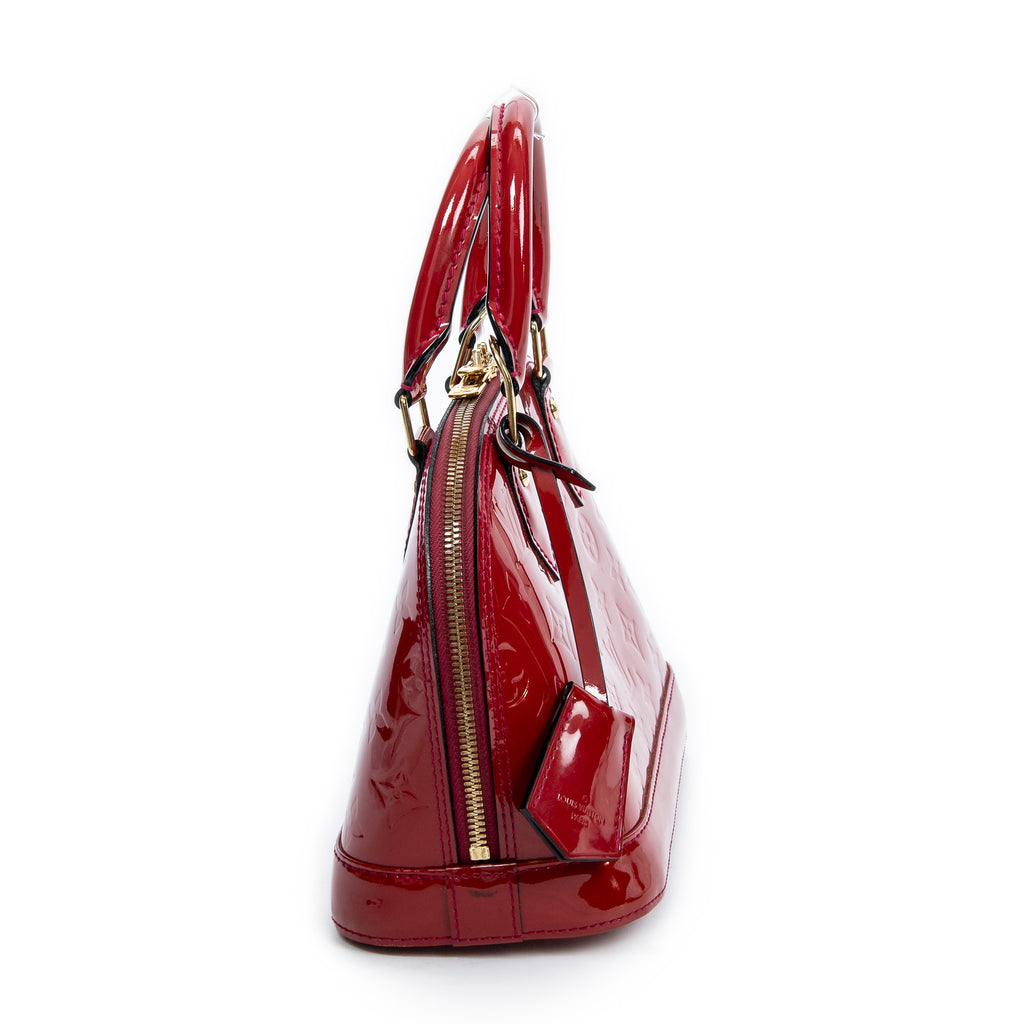 Handbag Alma BB Cerise Monogram Vernis