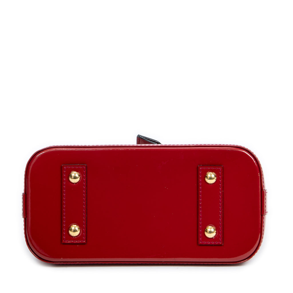 Handbag Alma BB Cerise Monogram Vernis
