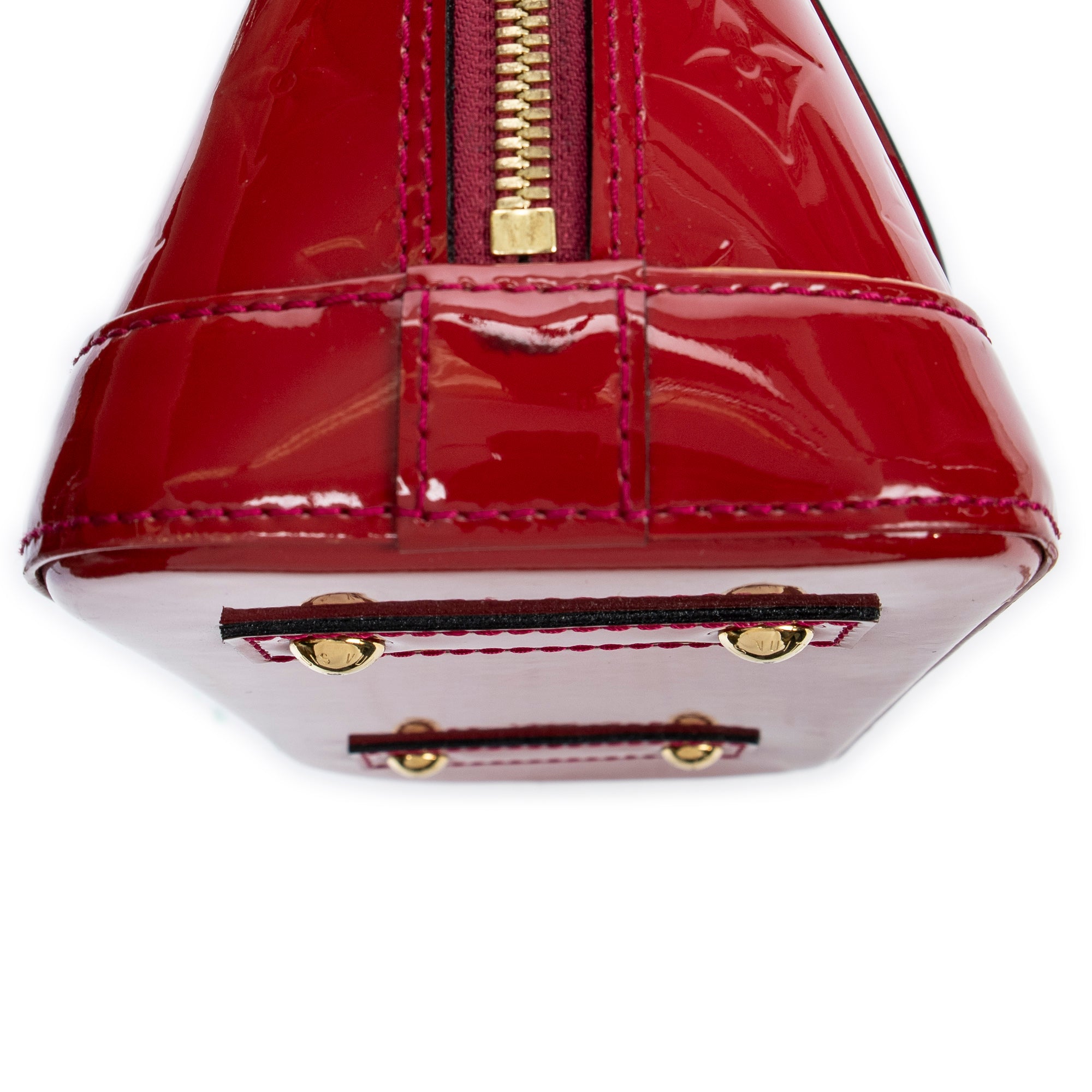 Handbag Alma BB Cerise Monogram Vernis